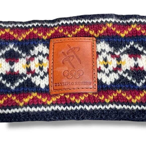 Swix Headband 1994 Lillehammer Winter Olympics 100% Wool Norway Ski Vintage - Picture 3 of 9